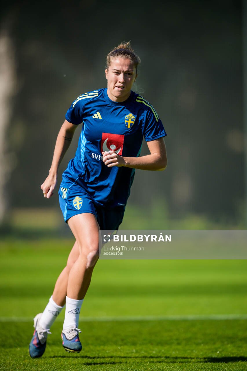 Filippa Angeldahl of the Swedish women's national football