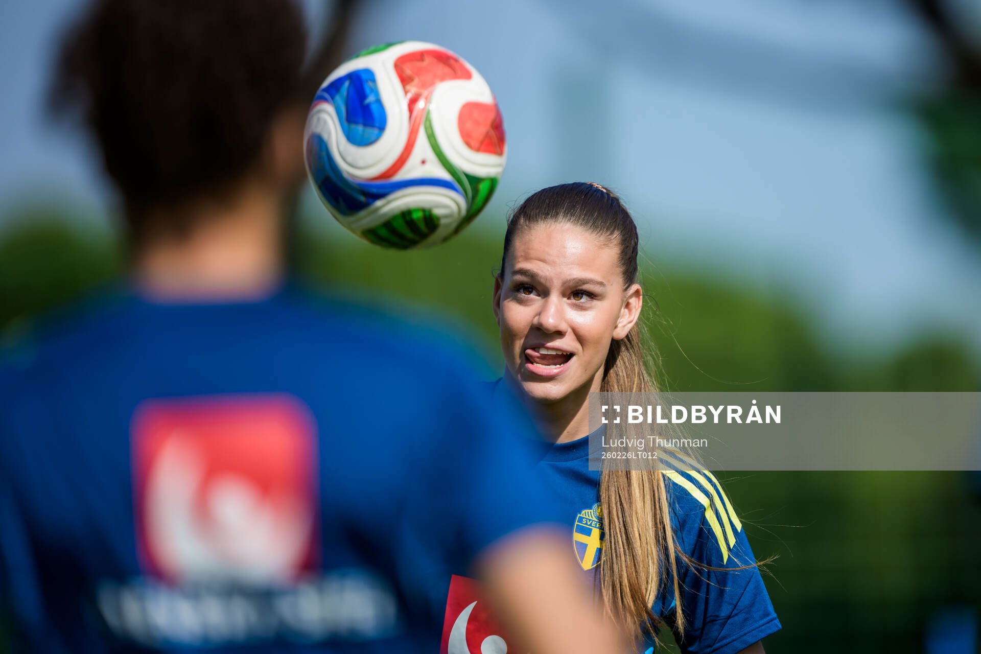 Bella Andersson of the Swedish women's national football