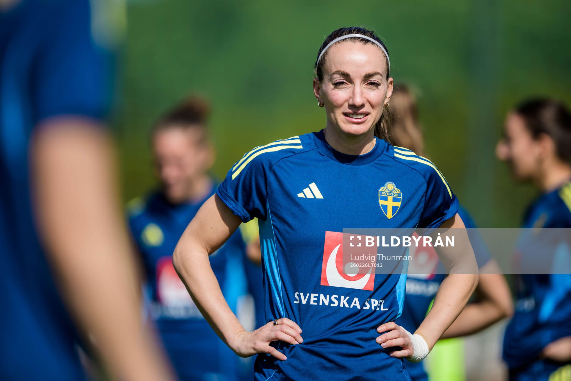 Kosovare Asllani of the Swedish women's national football