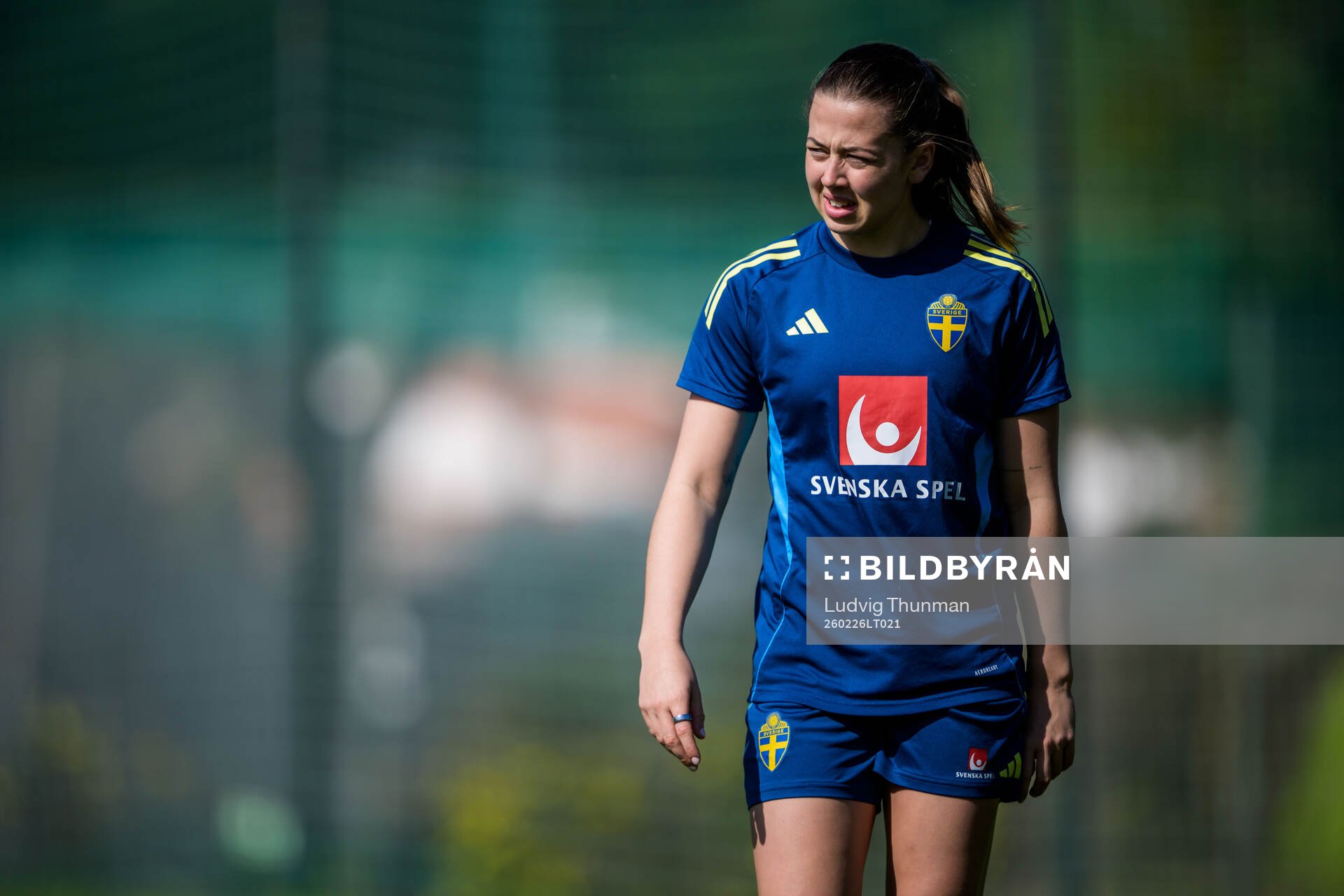 Cornelia Kapocs of the Swedish women's national football