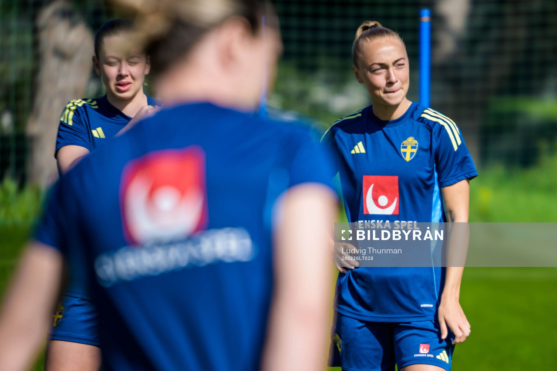 Hanna Bennison of the Swedish women's national football