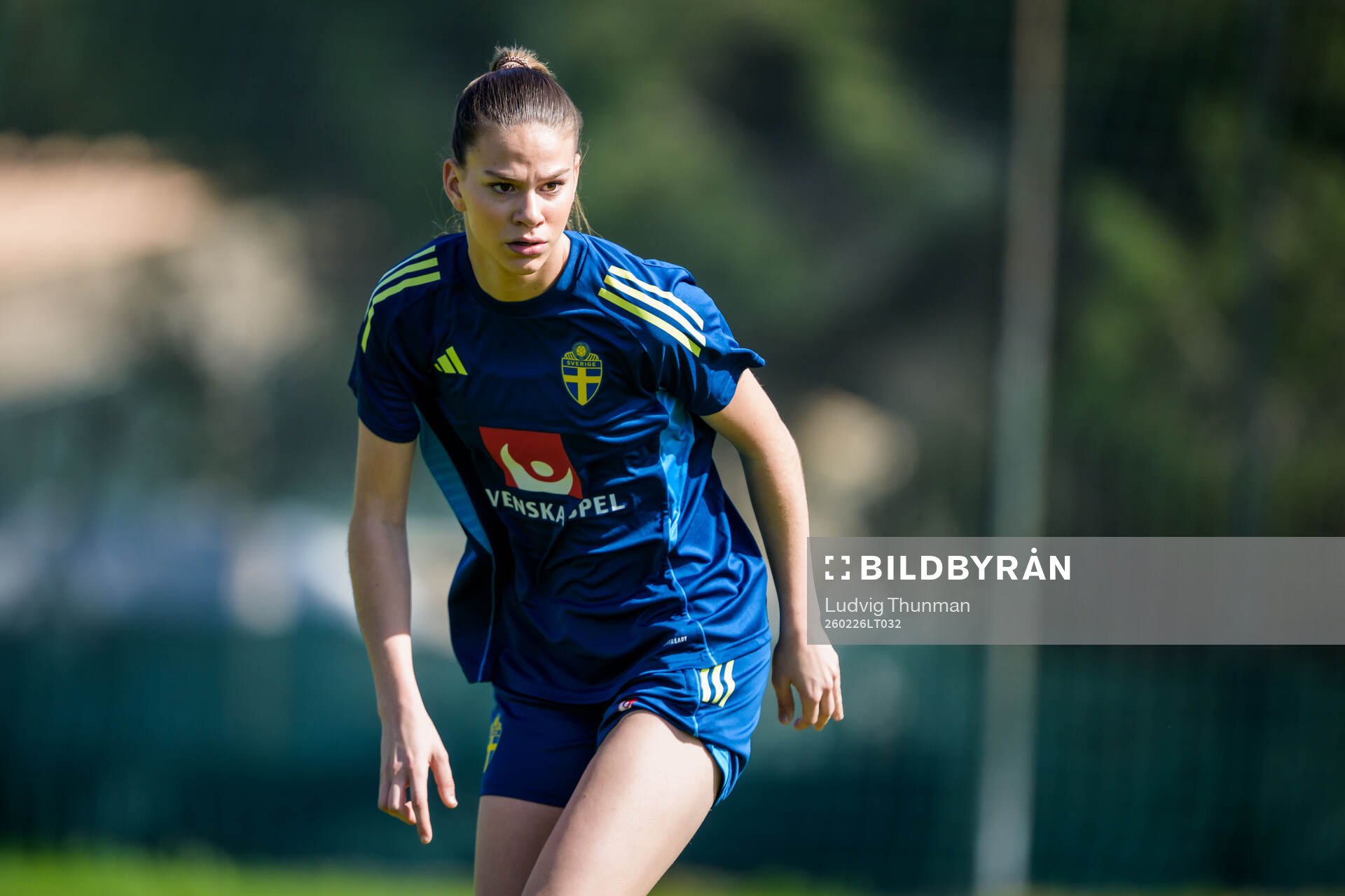 Bella Andersson of the Swedish women's national football