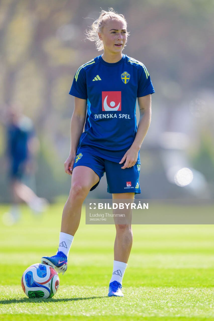 Hanna Bennison of the Swedish women's national football