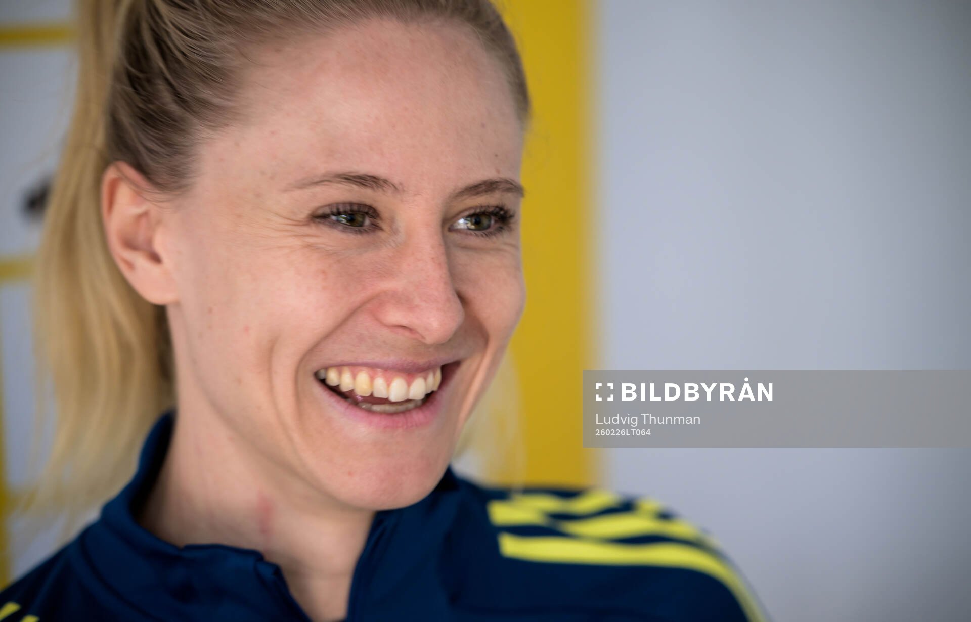 Rebecka Blomqvist of the women's national football team of