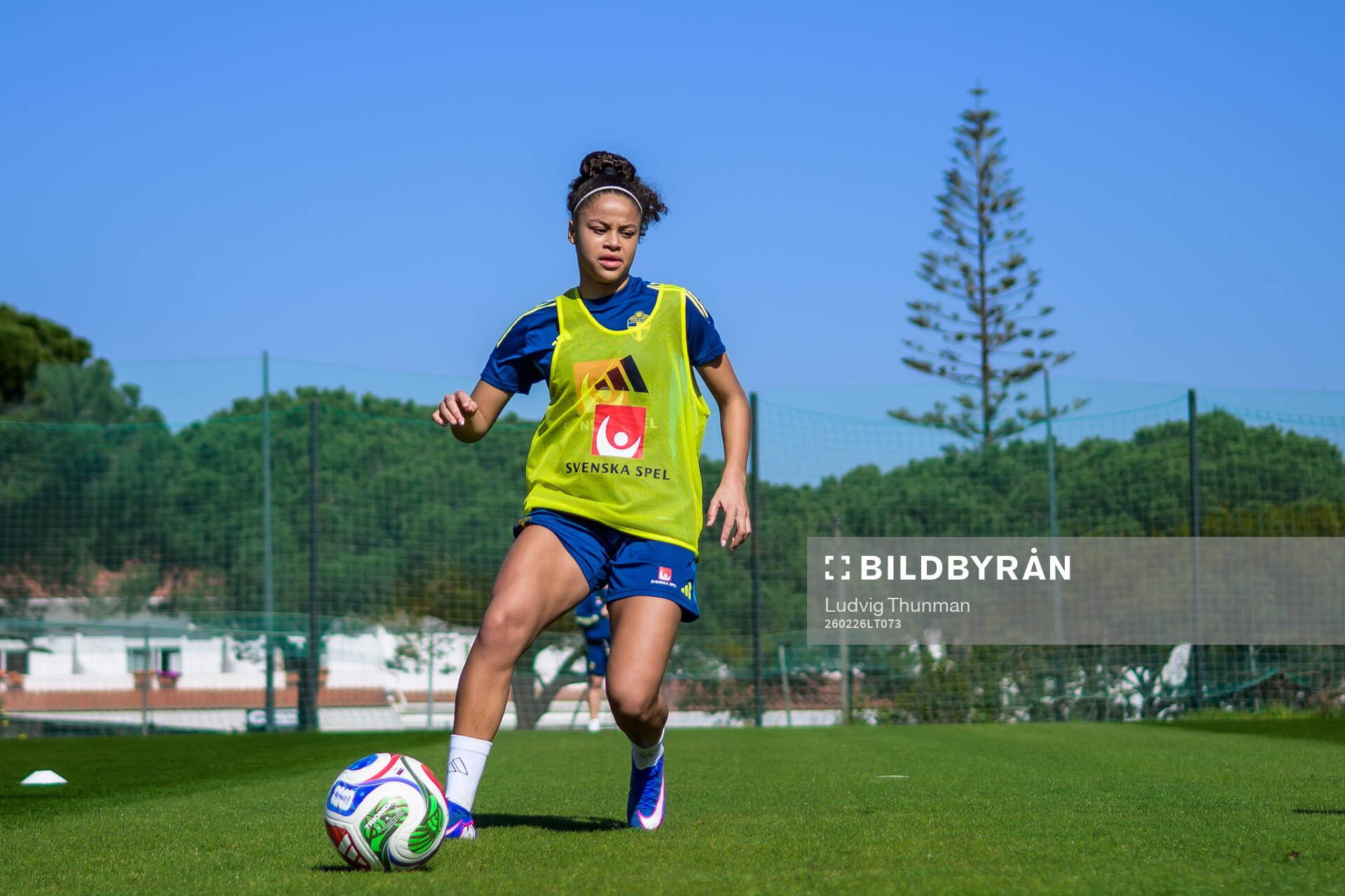 Felicia Schröder of the Swedish women's national football