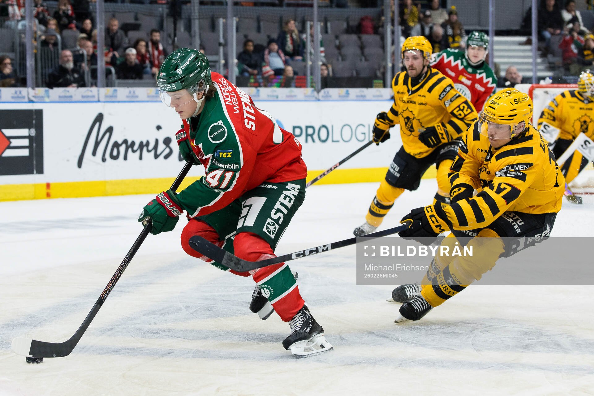 Frölundas Ivar Stenberg och Skellefteås Andreas Johnson