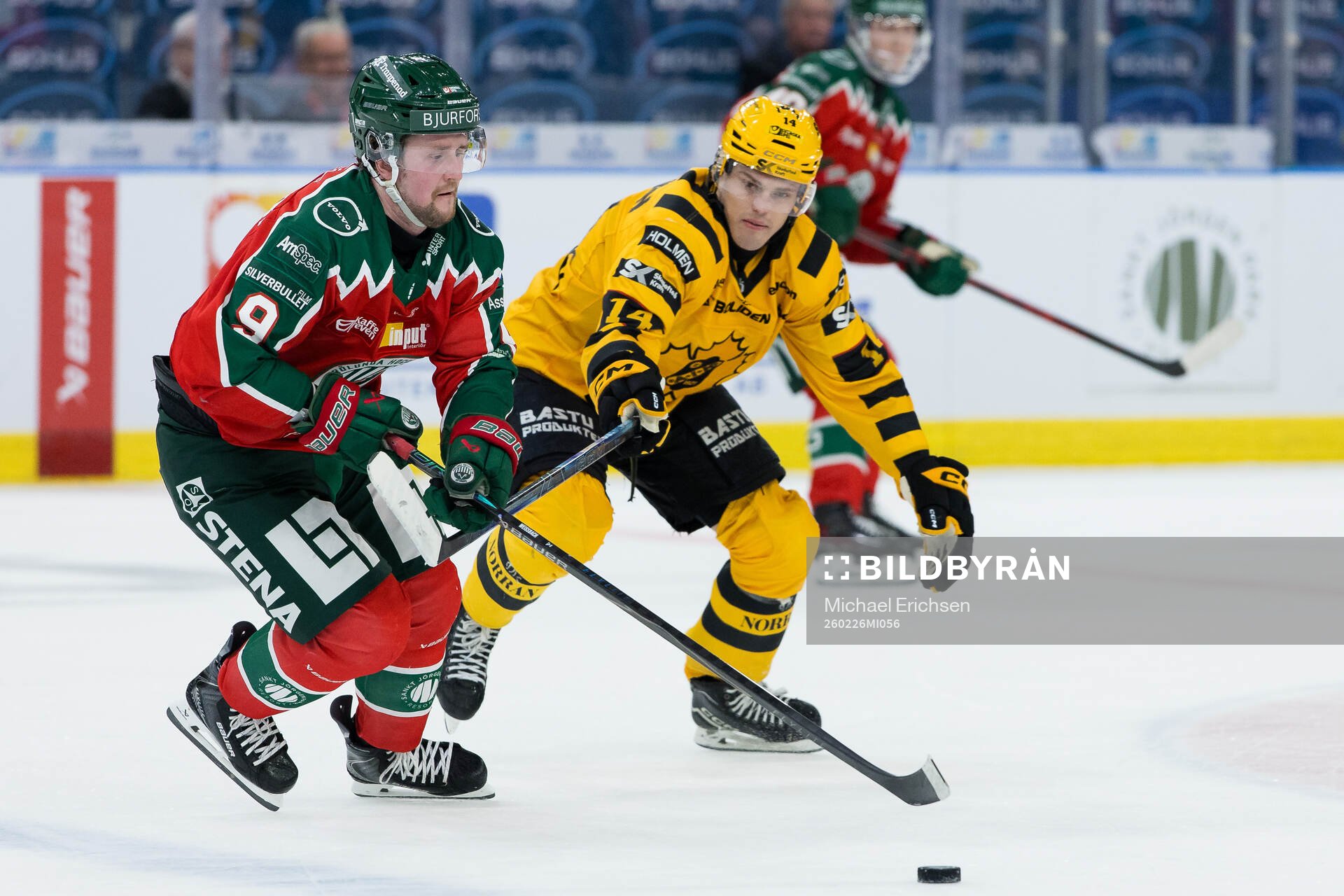 Frölundas Linus Weissbach och Skellefteås Andreas Johnson