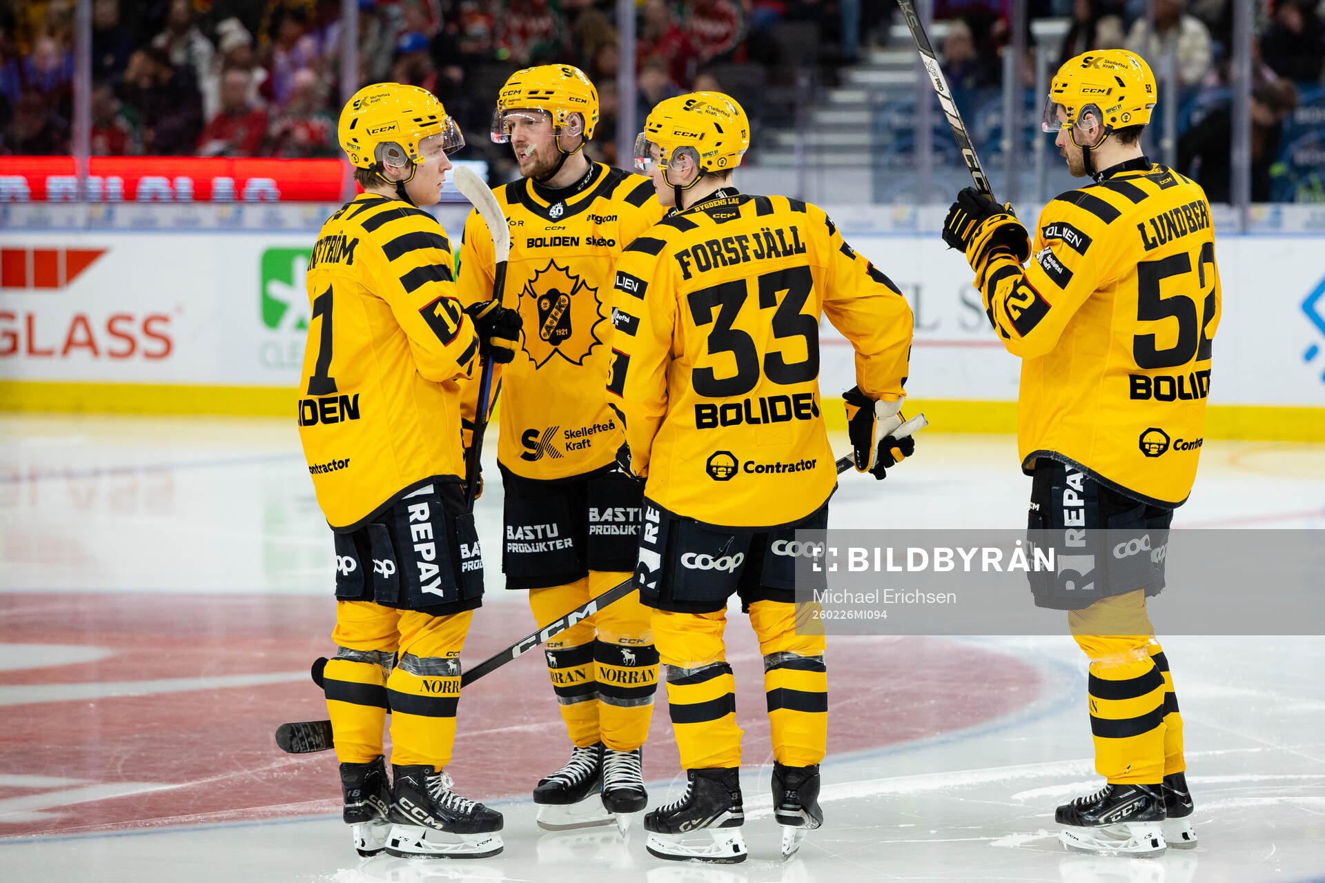 Skellefteås Theo Landström, Zeb Forsfjäll, Martin