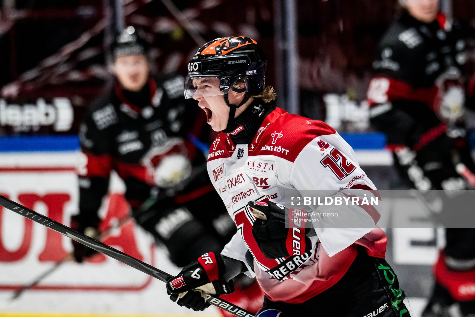 Örebros Noah Steen jublar