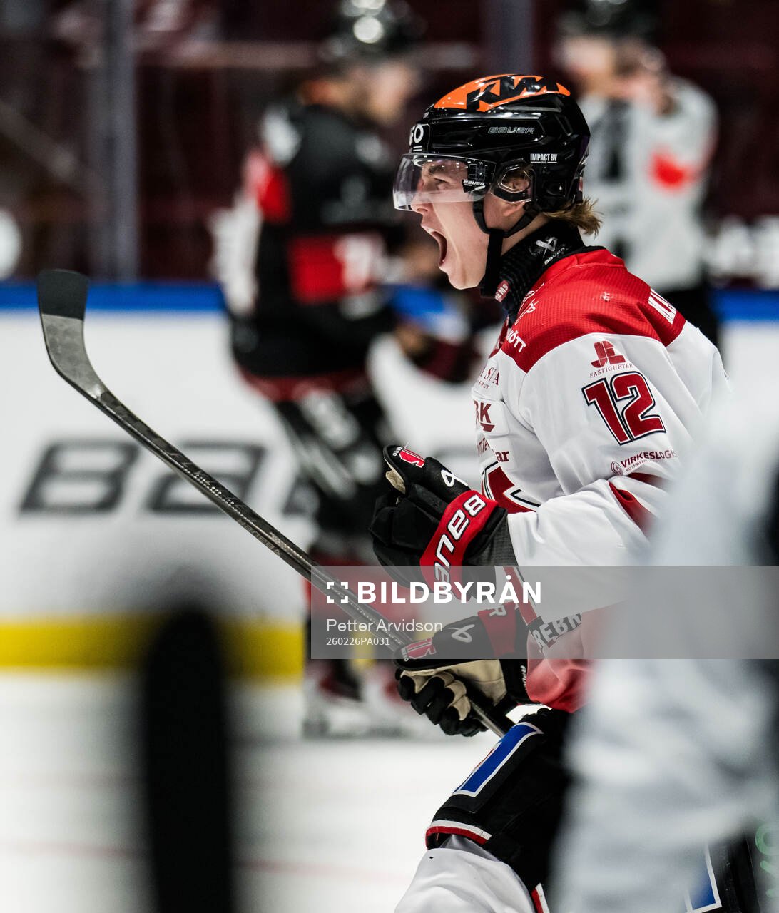 Örebros Noah Steen jublar