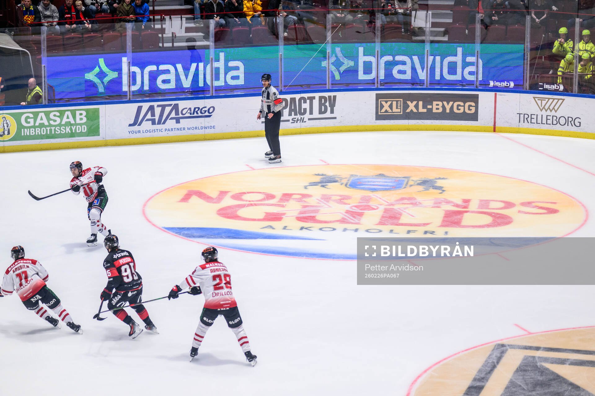 Norrlands Guld reklam i isen