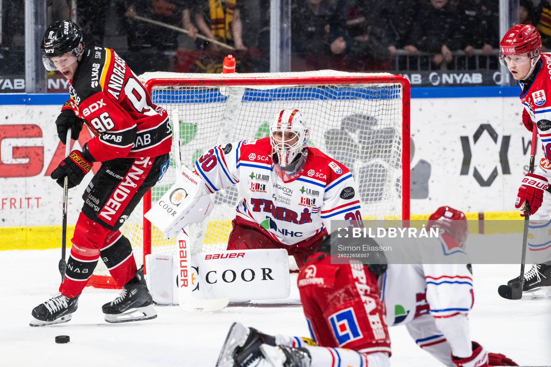 Timrås målvakt Jacob Johansson