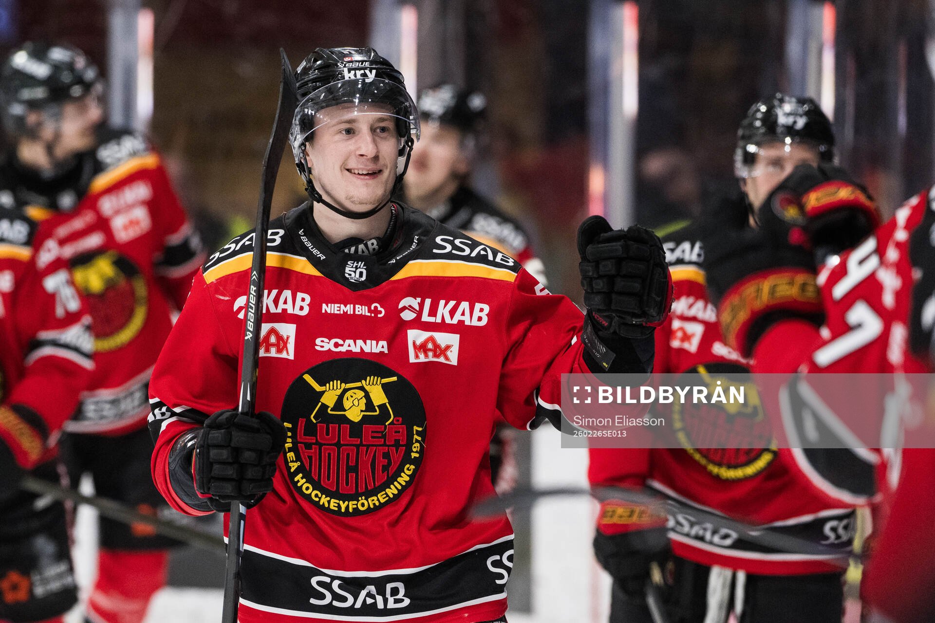 Luleås Pontus Andreasson jublar