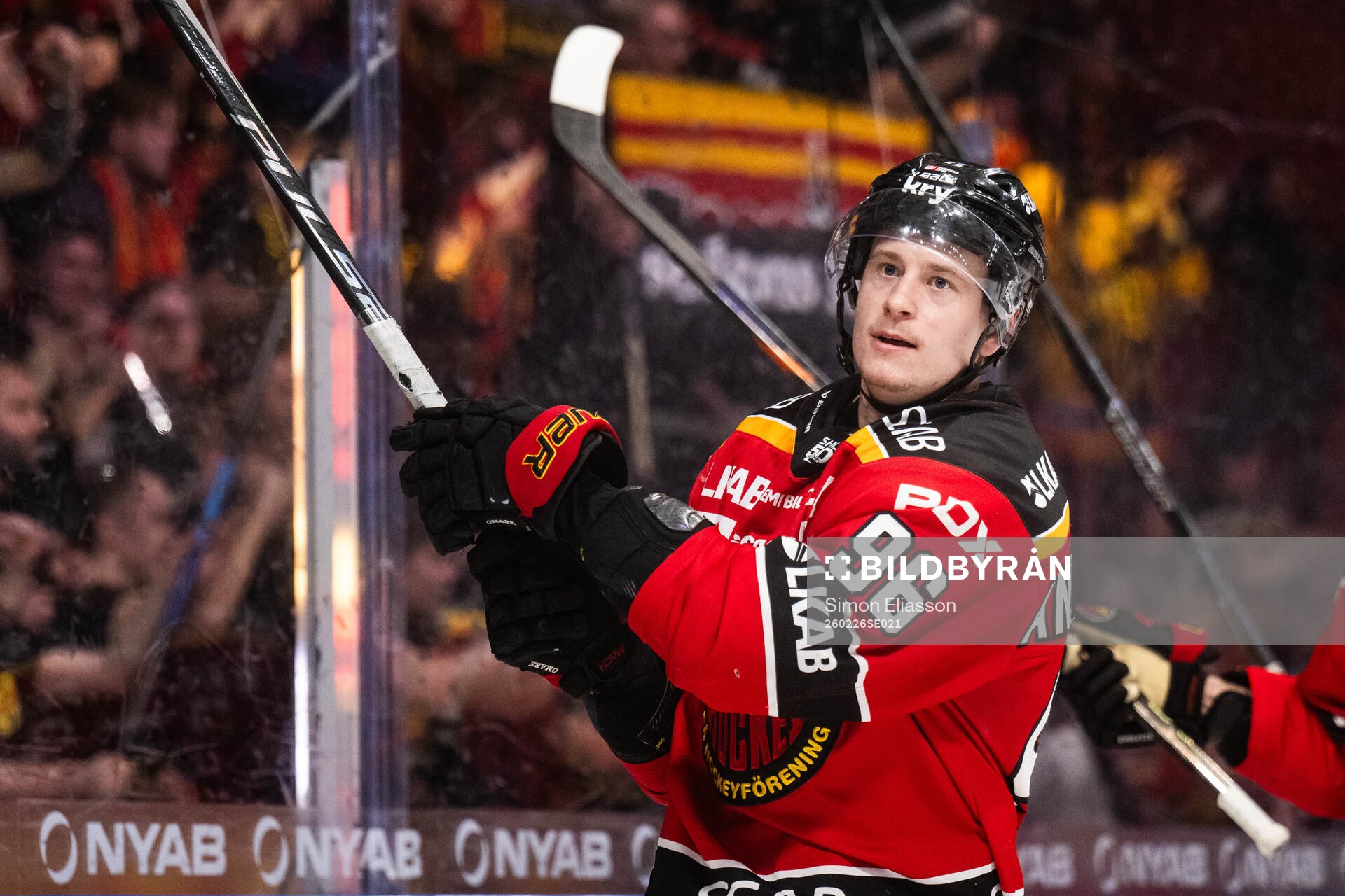 Luleås Pontus Andreasson jublar