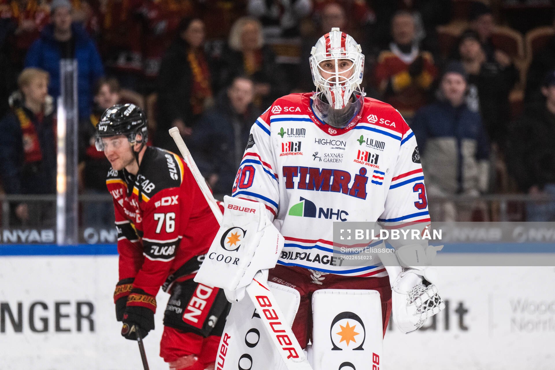 Timrås målvakt Jacob Johansson