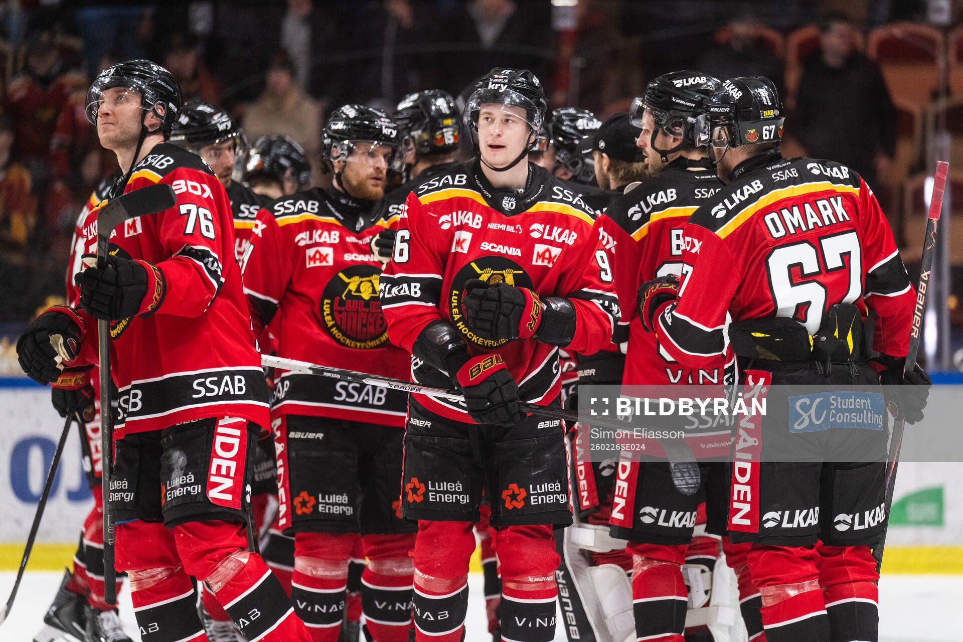 Luleås Pontus Andreasson jublar