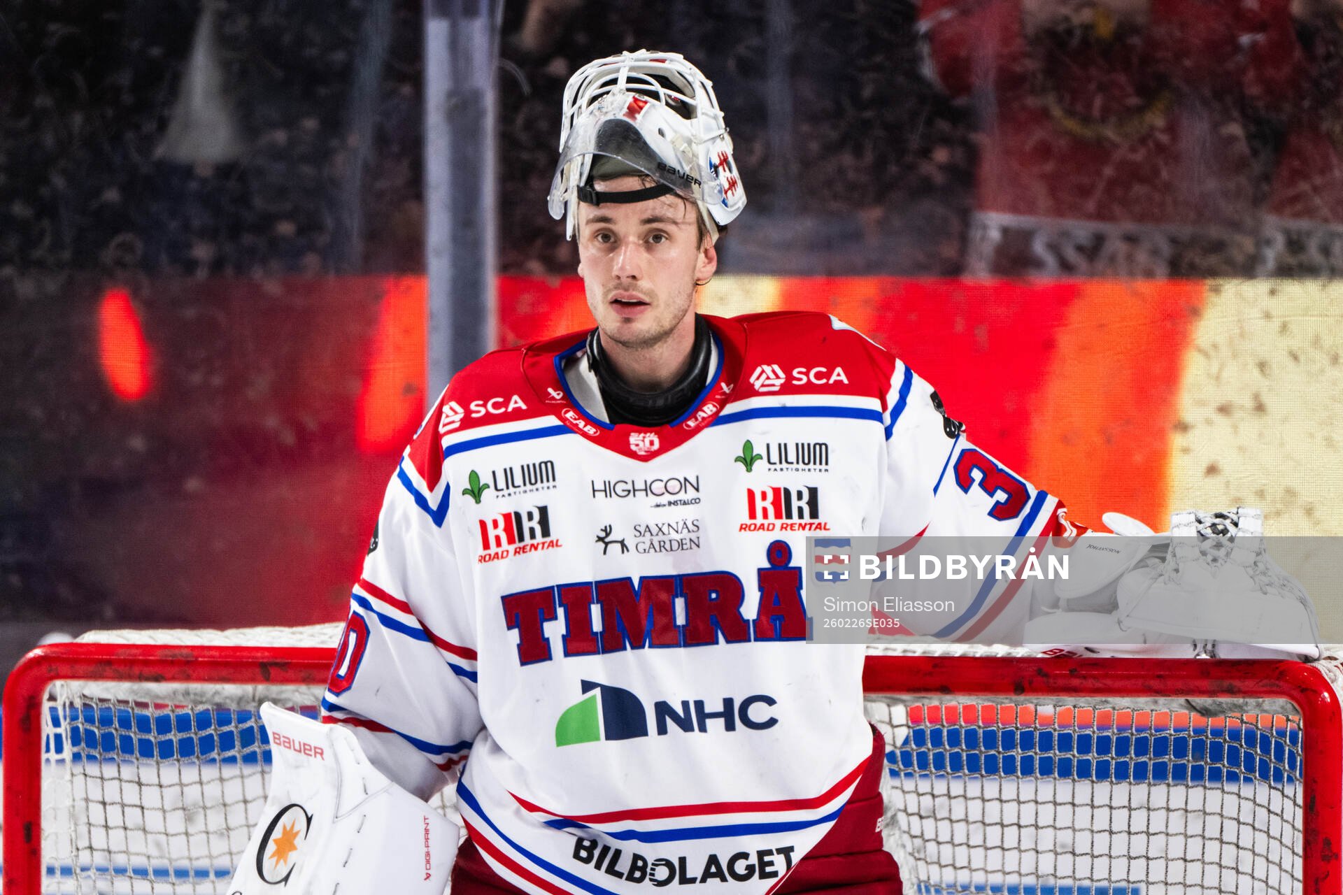 Timrås målvakt Jacob Johansson