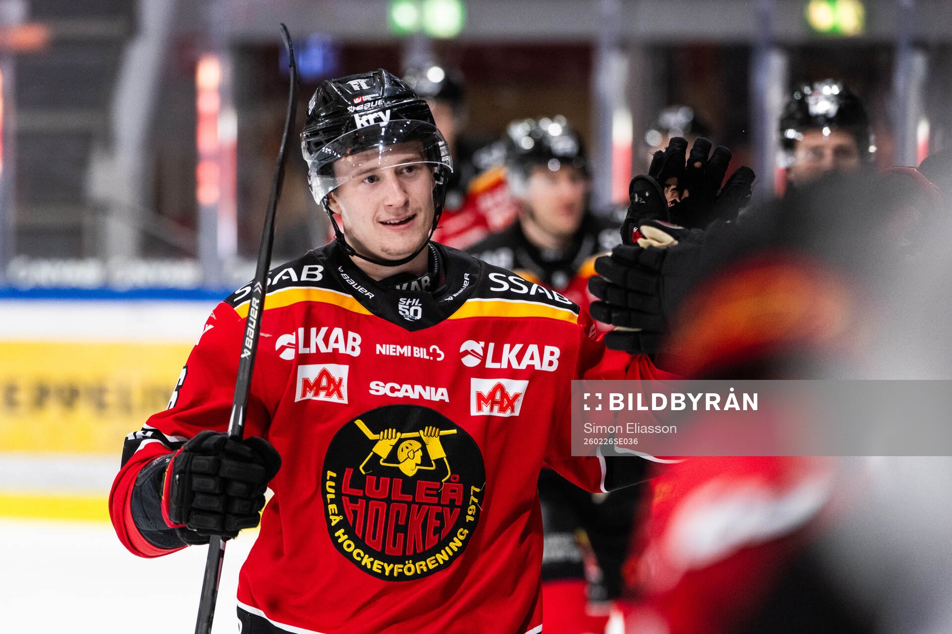 Luleås Pontus Andreasson jublar