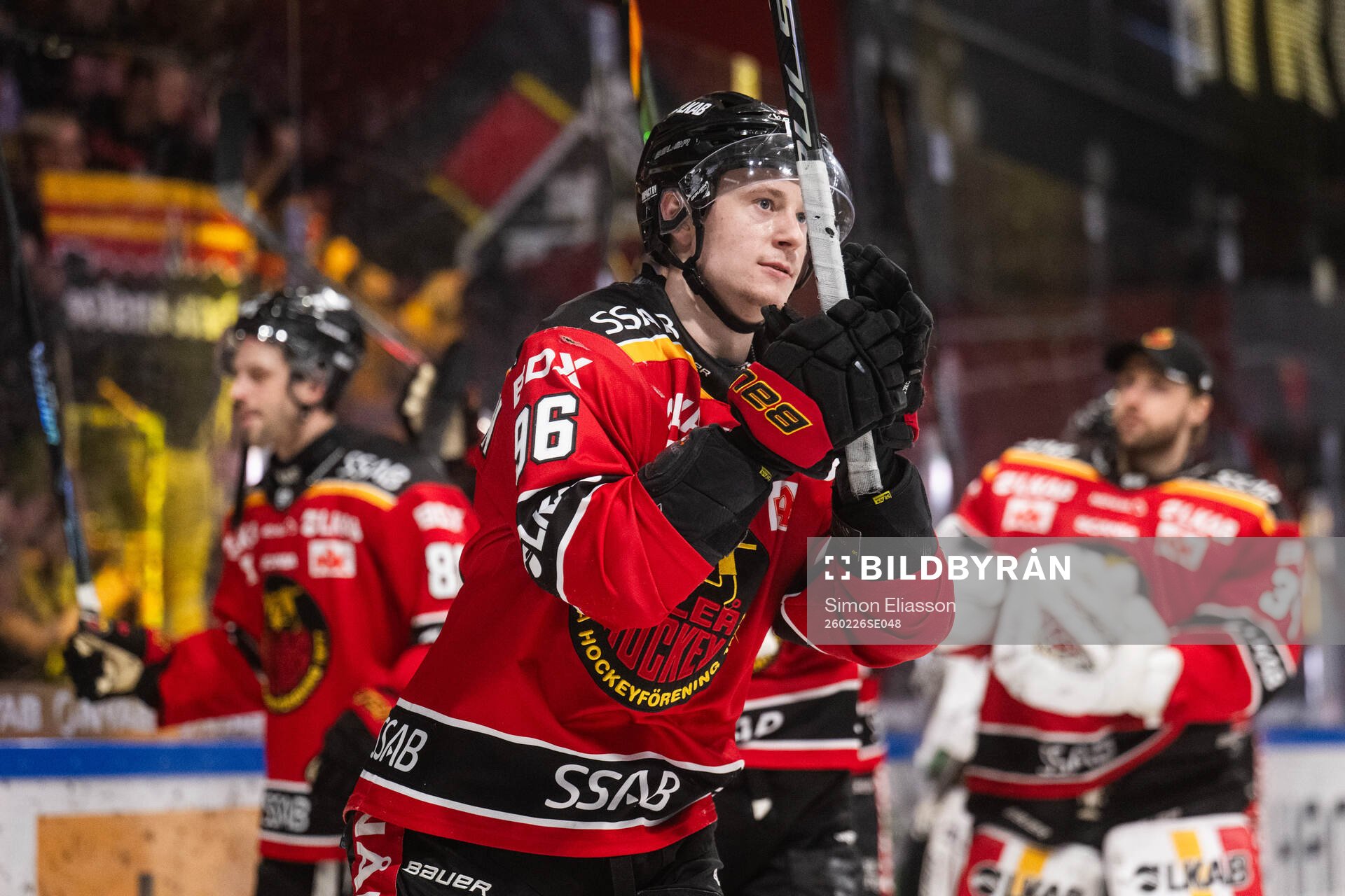Luleås Pontus Andreasson jublar