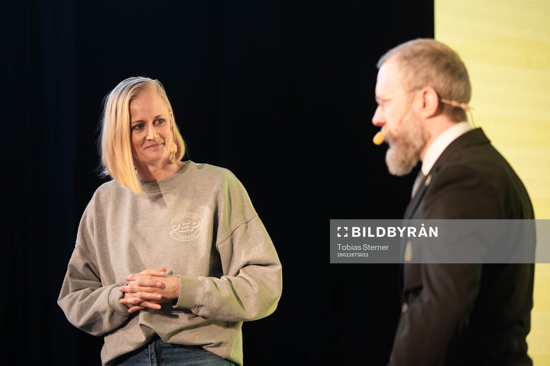 Carolina Klüft, verksamhetschef Generation PEP, och Henrik