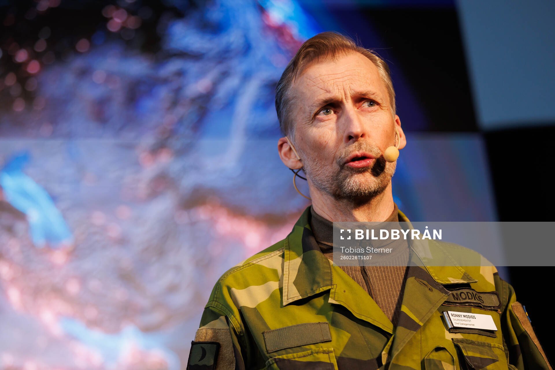 Ronny Modigs, överste och chef för Dalregemetet I13 i