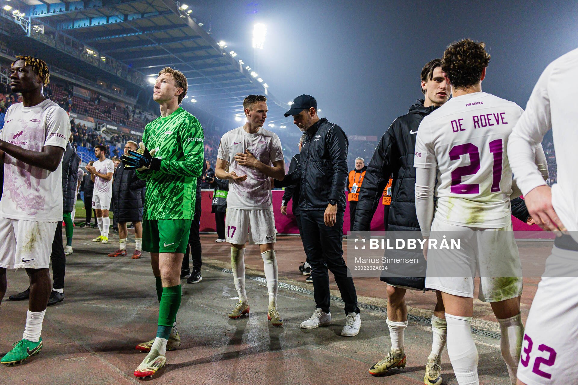 Goalkeeper Mathias Dyngeland, Joachim Soltvedt and head