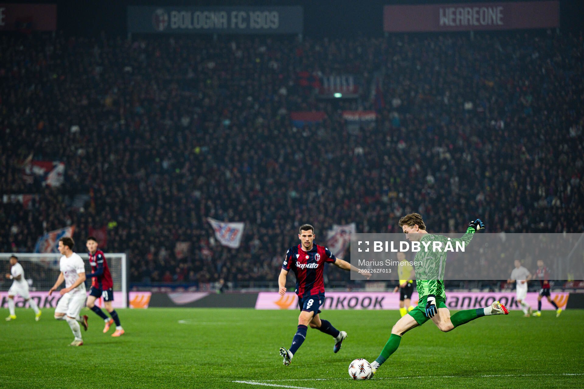 Goalkeeper Mathias Dyngeland of Brann