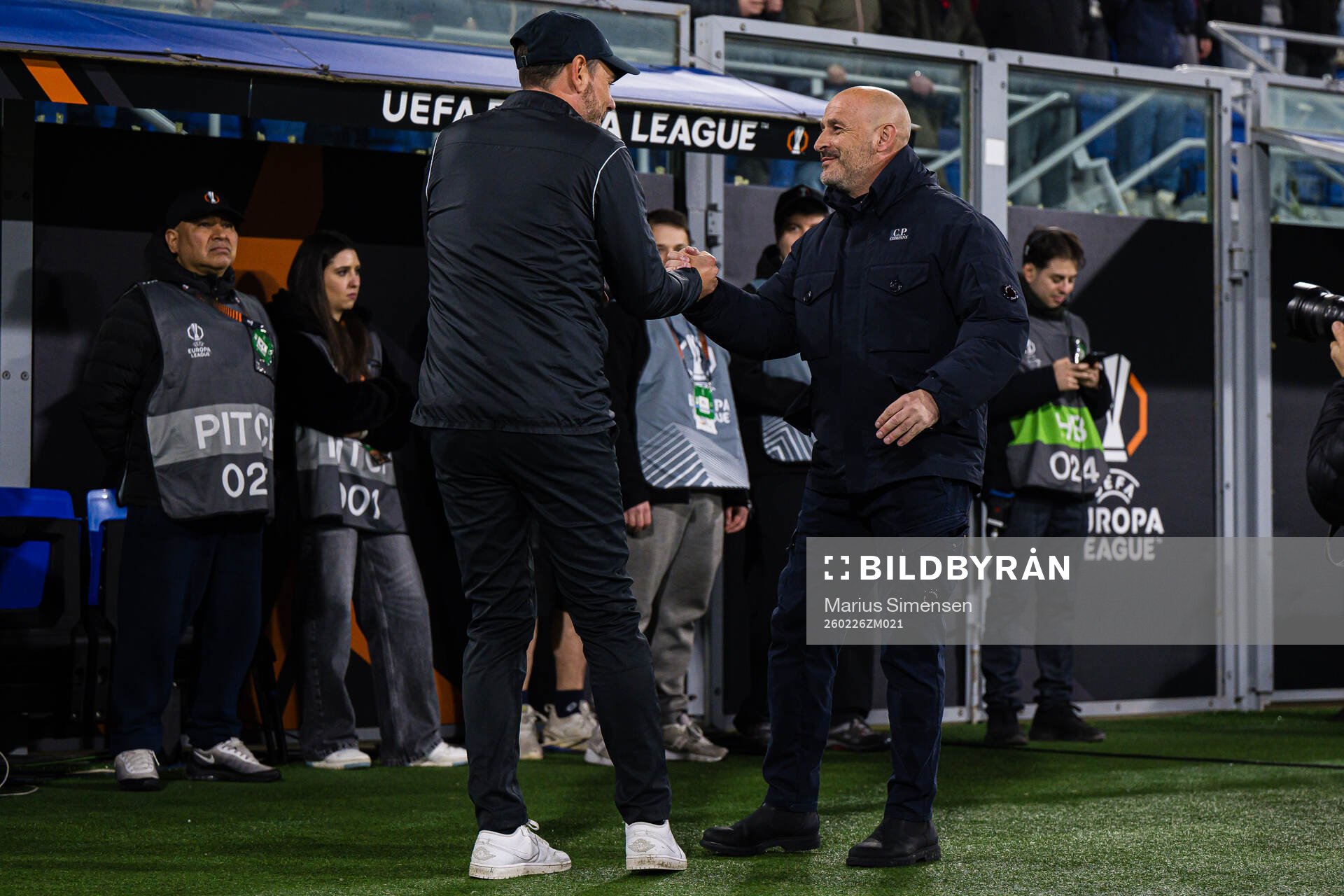 Head coach Freyr Alexandersson of Brann and head coach