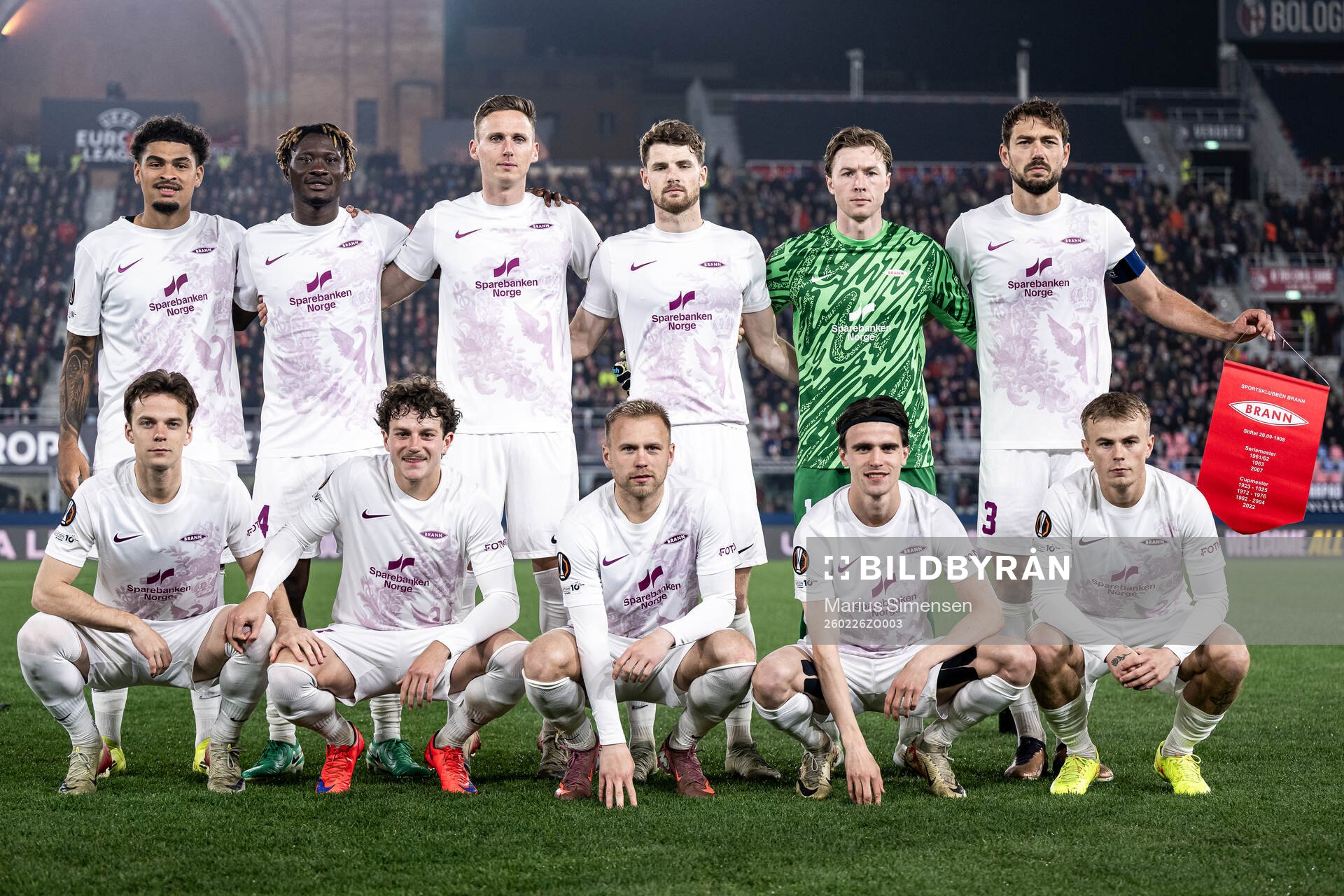 Starting eleven of Brann
