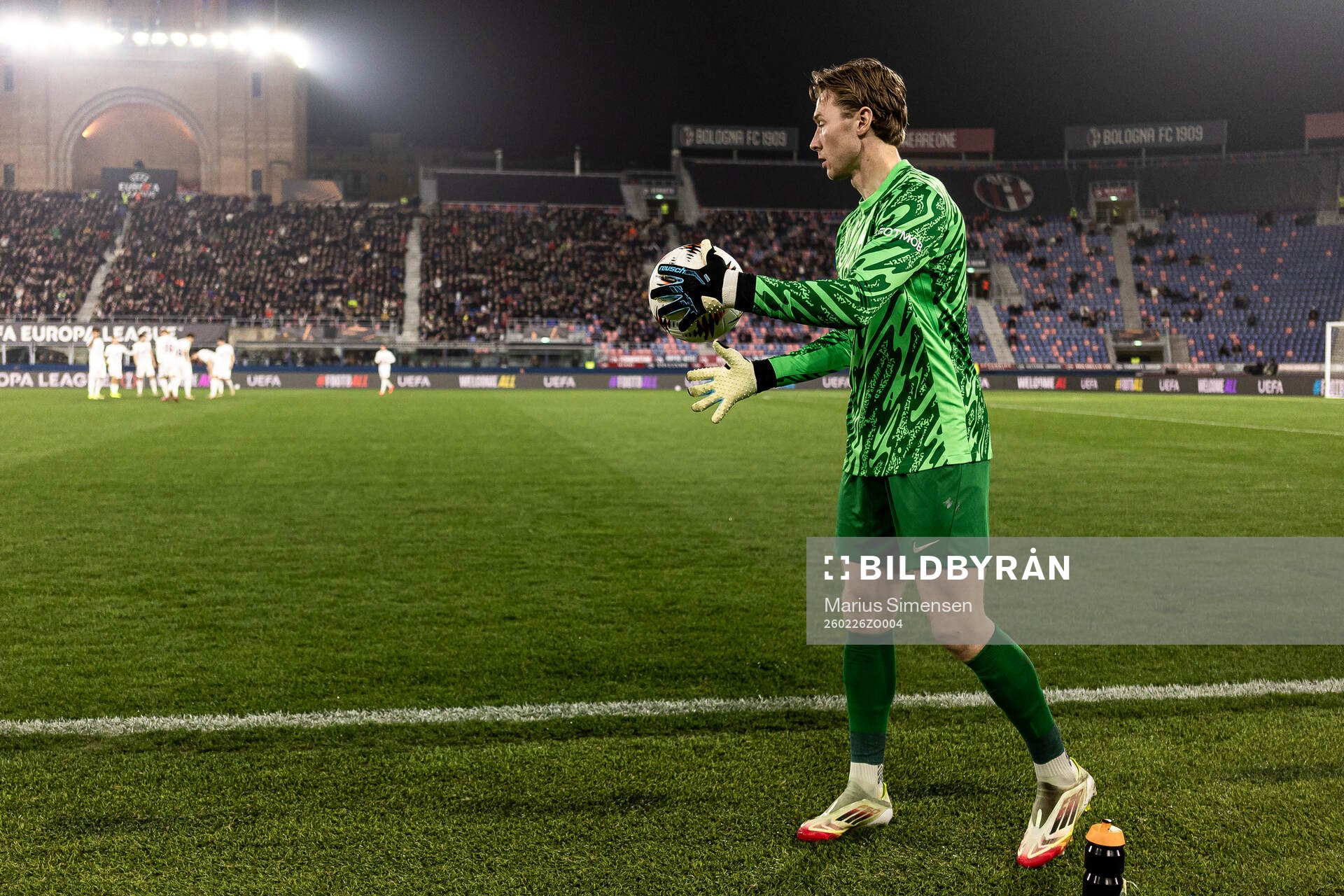 Goalkeeper Mathias Dyngeland of Brann