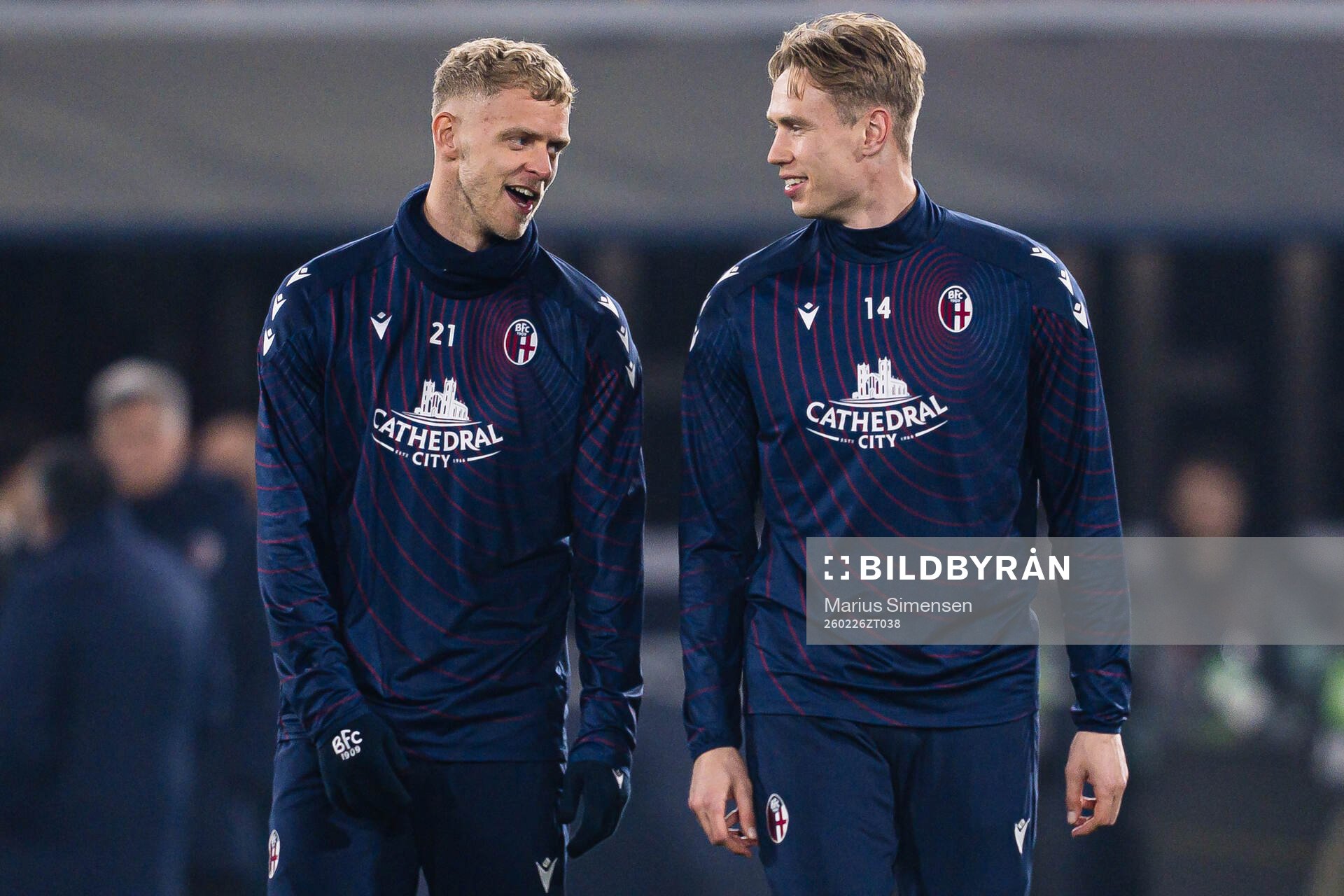 Jens Odgaard and Torbjørn Heggem of Bologna