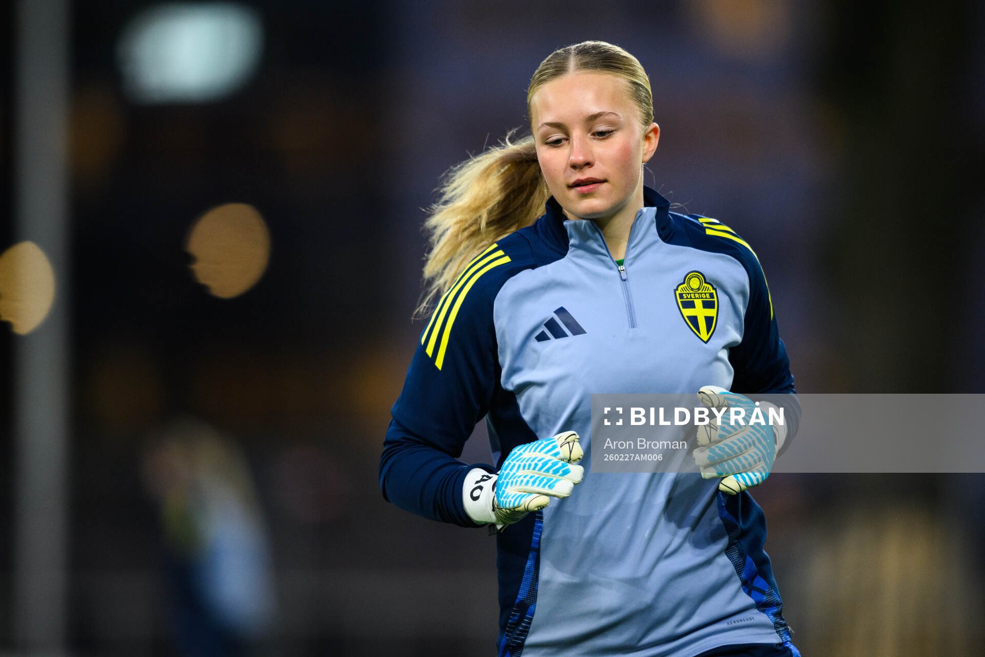 Sveriges målvakt Alice Olsson