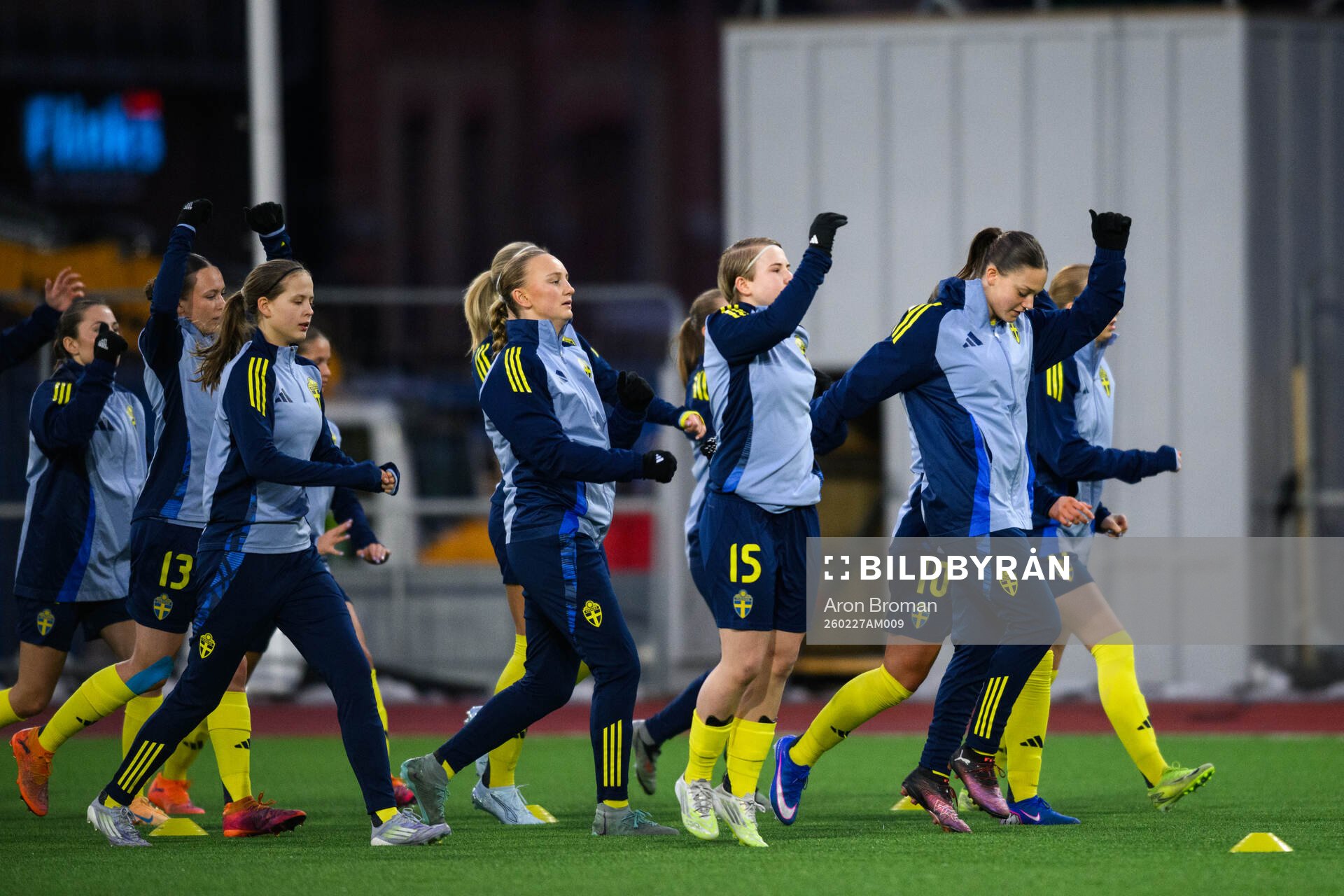 Sveriges Emilia Jägestedt Widstrand och Rona Krasniqi