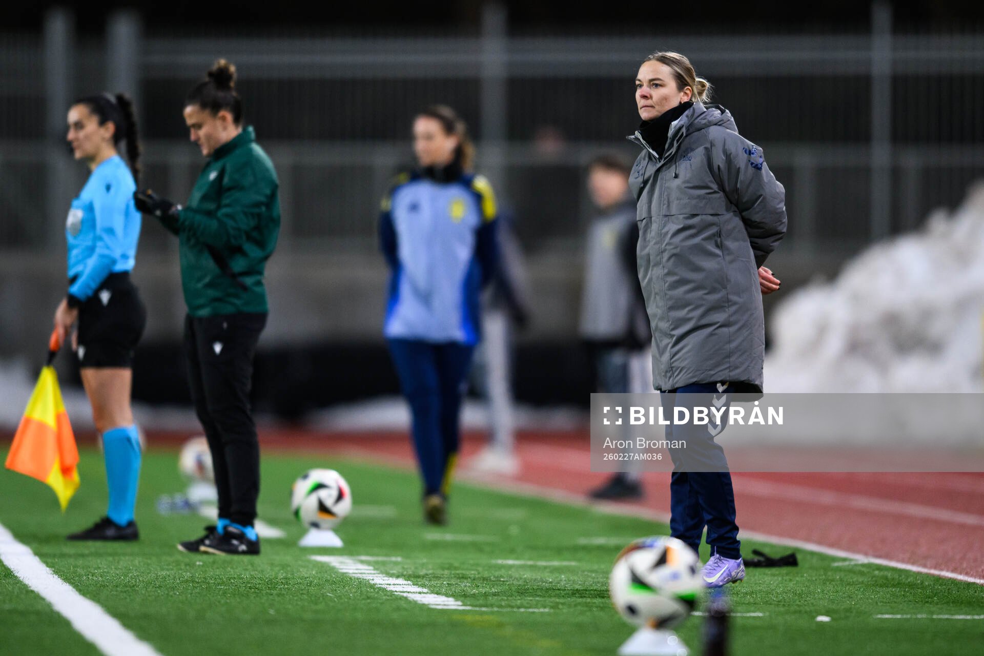 Danmarks Förbundskapten Kristine Pedersen
