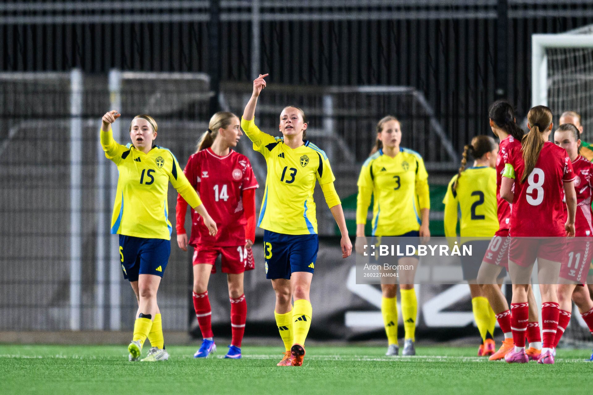 Sveriges Emilia Jägestedt Widstrand och Lovisa Breland