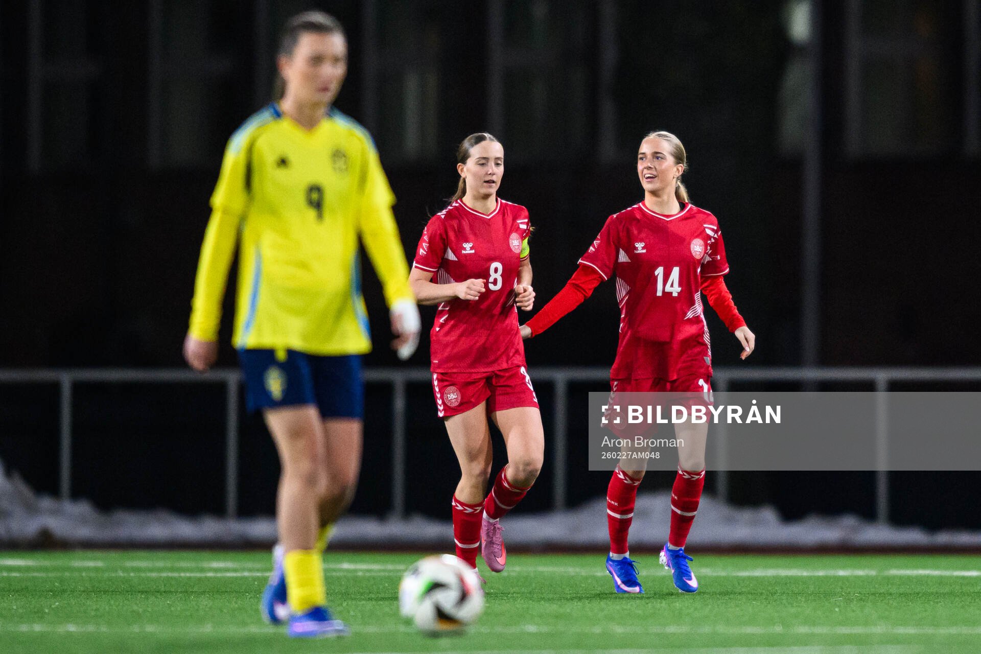 Danmarks Frederikke Ludvigsen jublar