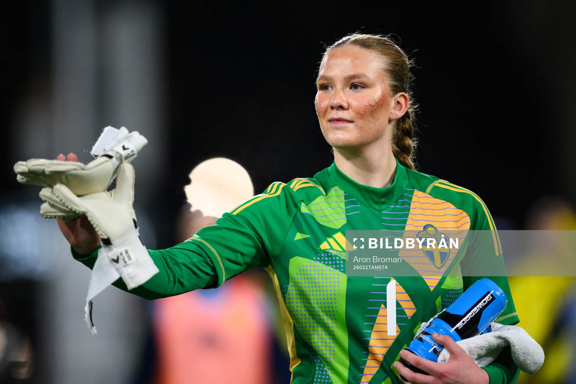 Sveriges målvakt Hanna Karlsson