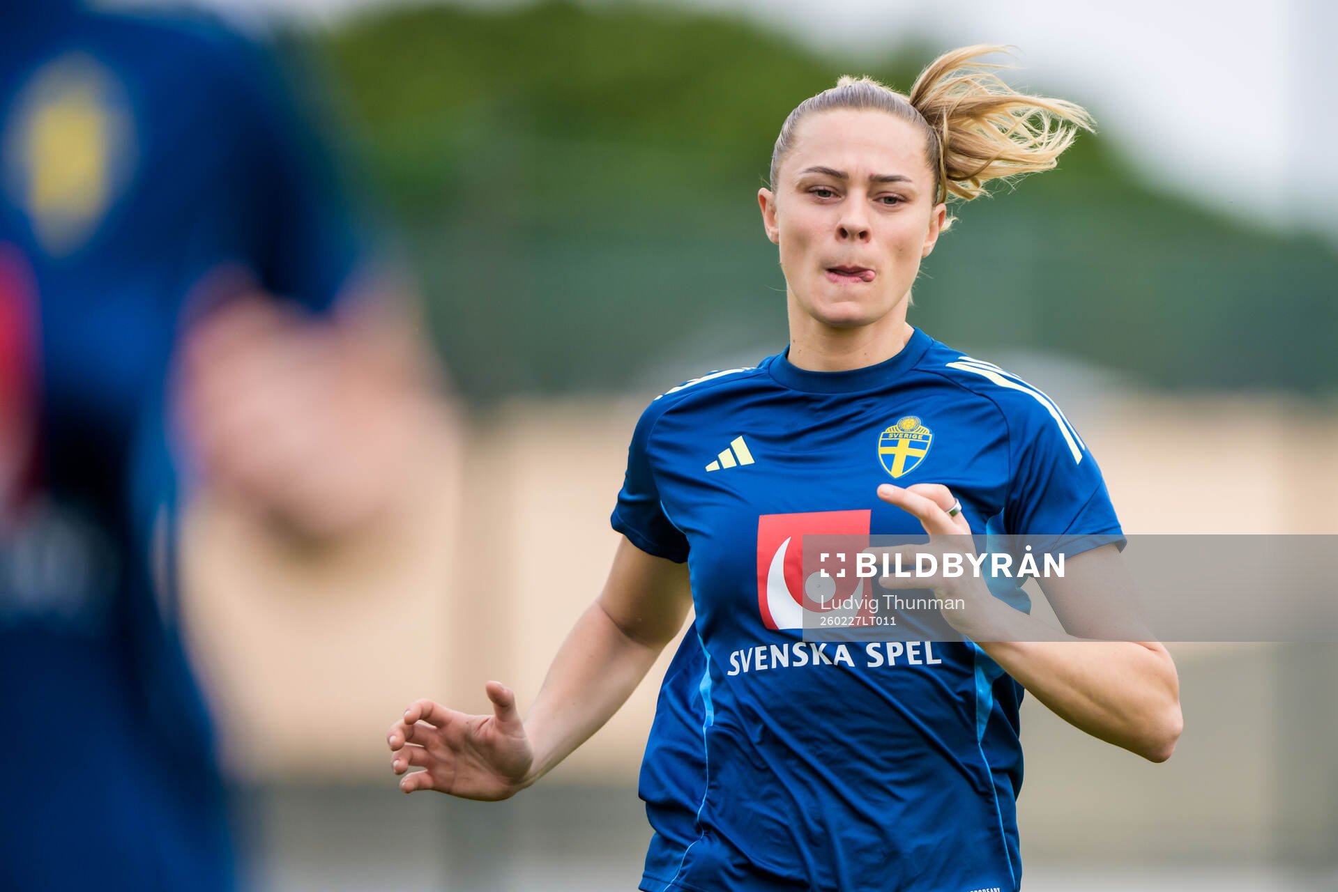 During a training session with the women's national