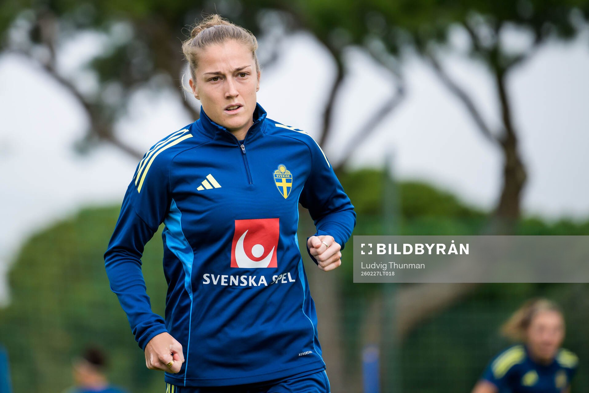 During a training session with the women's national