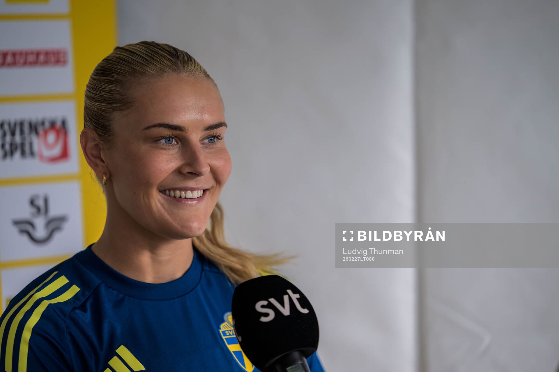 Amanda Nildén of the Swedish women's national football