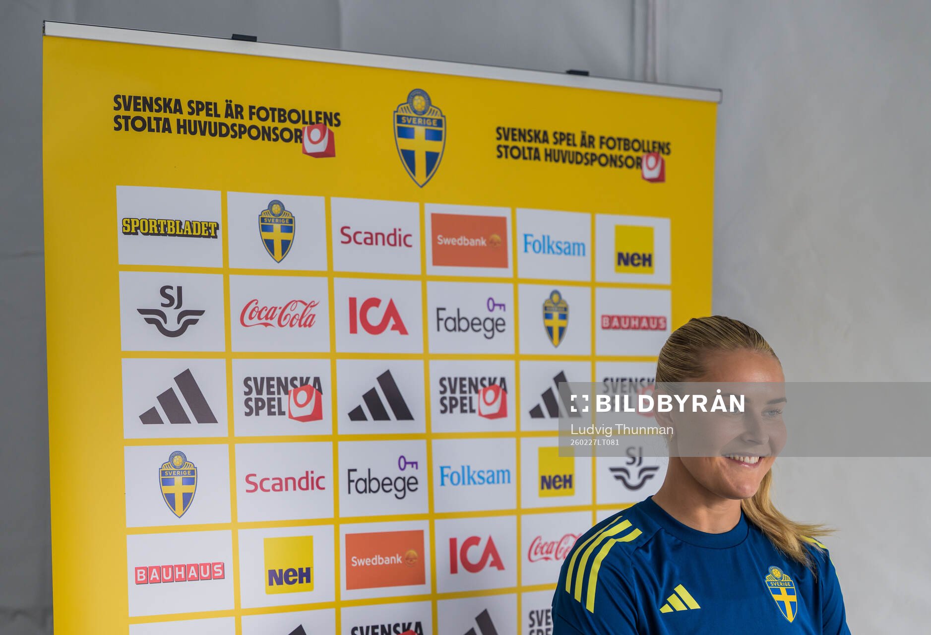 Amanda Nildén of the Swedish women's national football