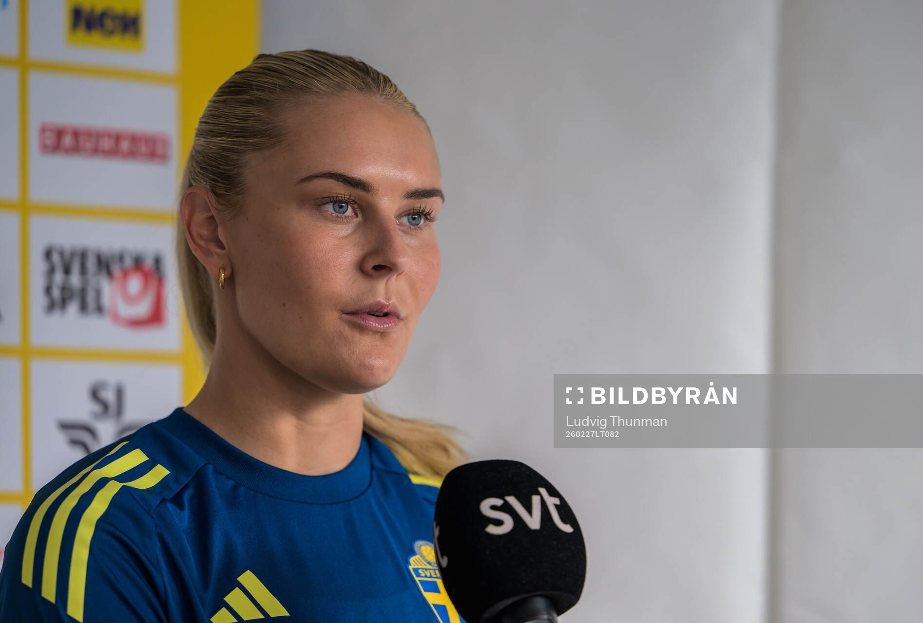 Amanda Nildén of the Swedish women's national football