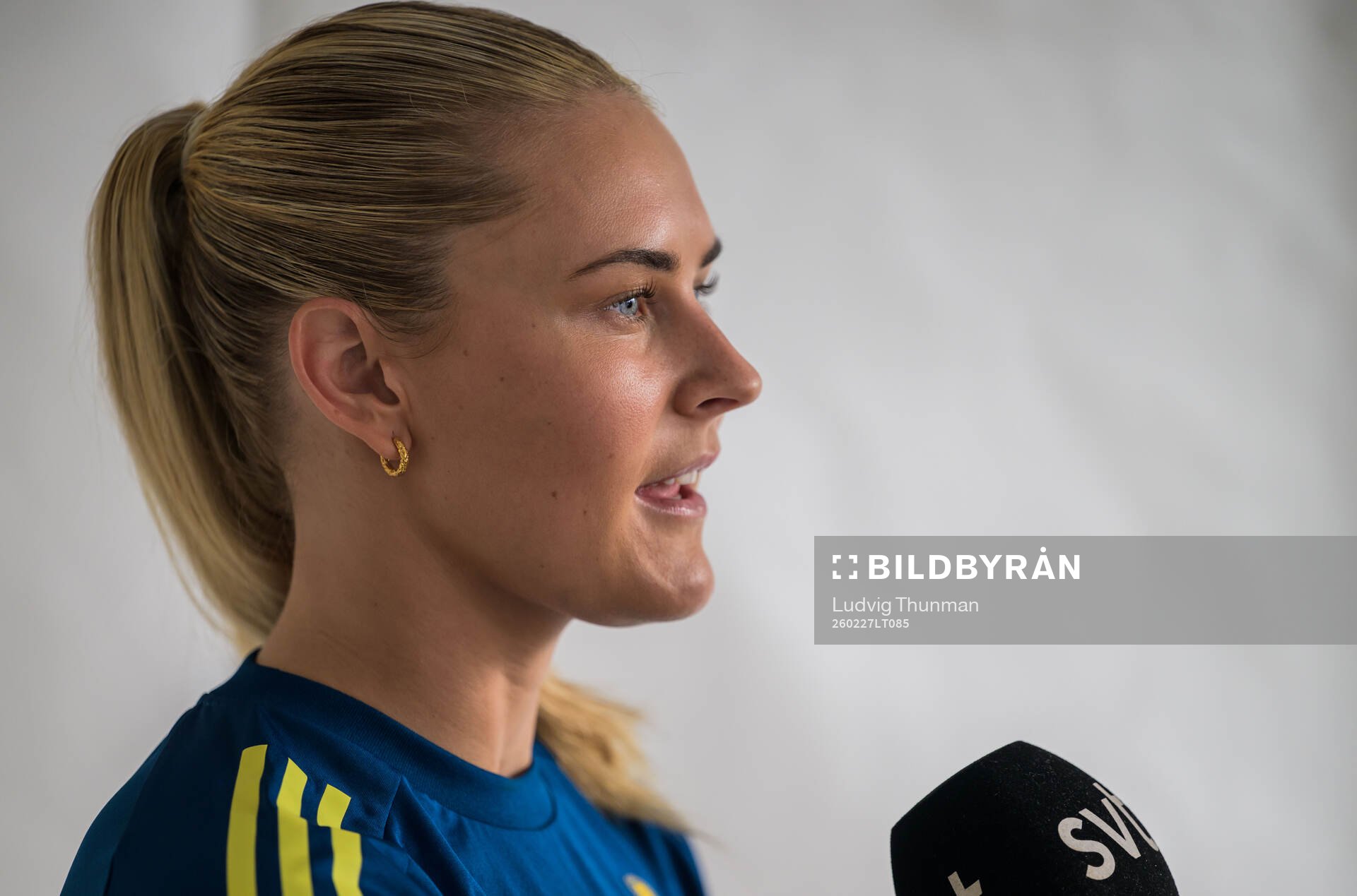 Amanda Nildén of the Swedish women's national football