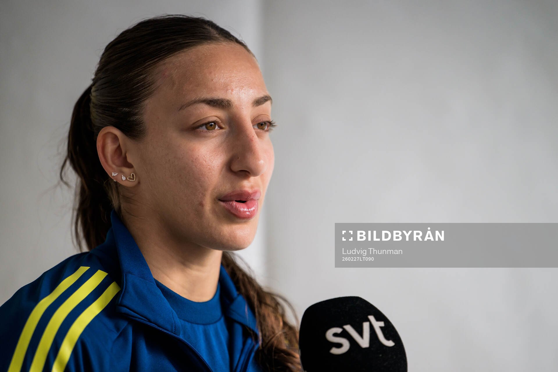 Rosa Kafaji of the Swedish women's national football team