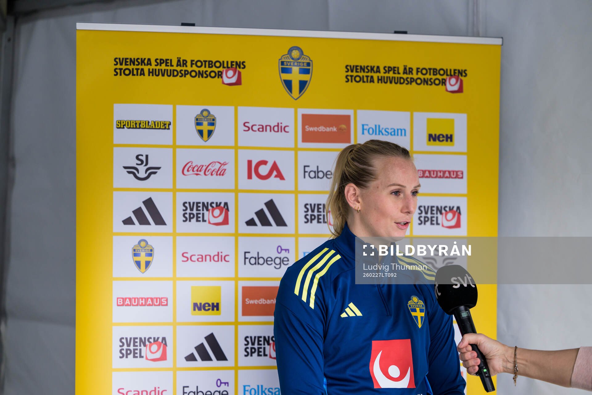 Stina Blackstenius of the Swedish women's national football