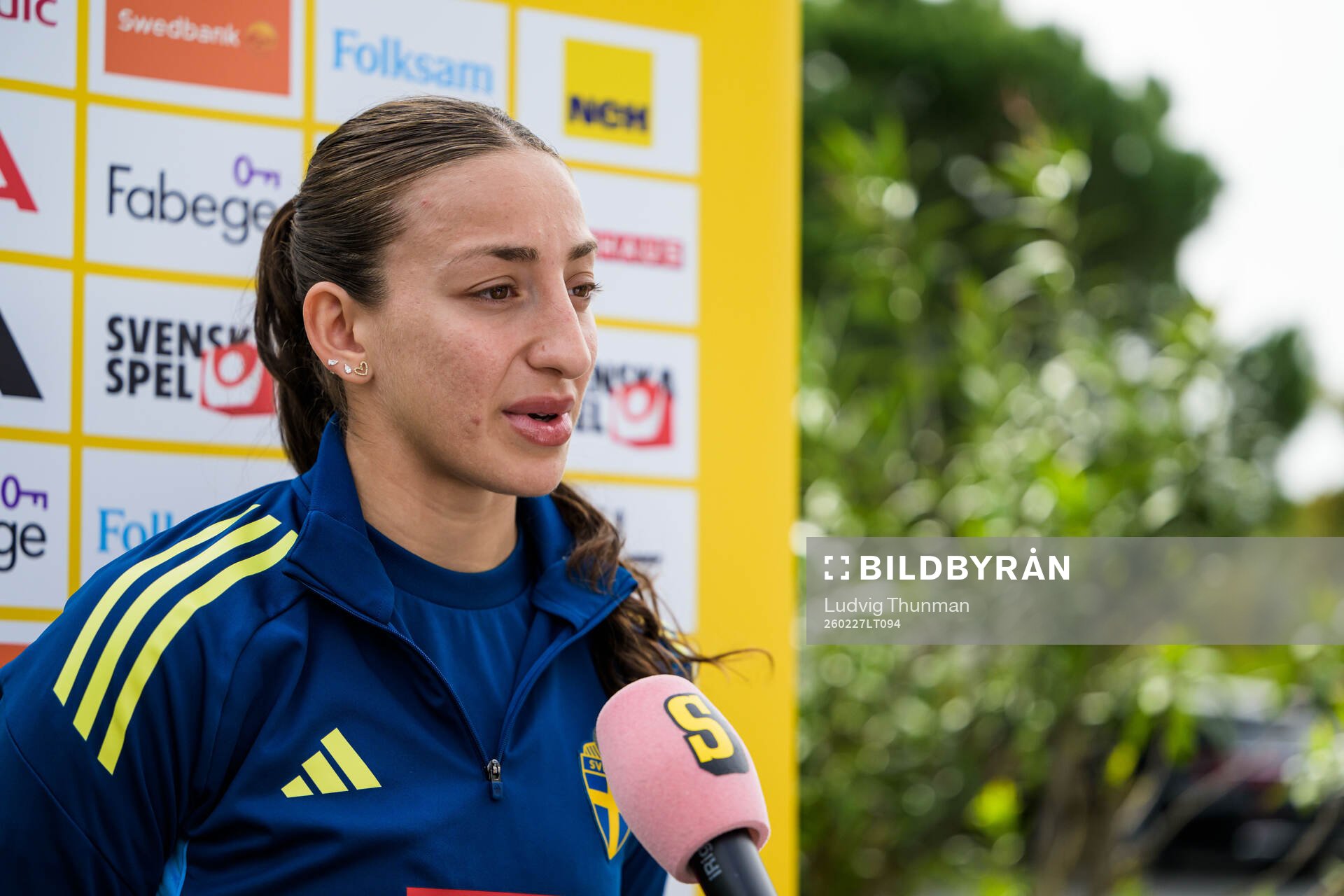 Rosa Kafaji of the Swedish women's national football team