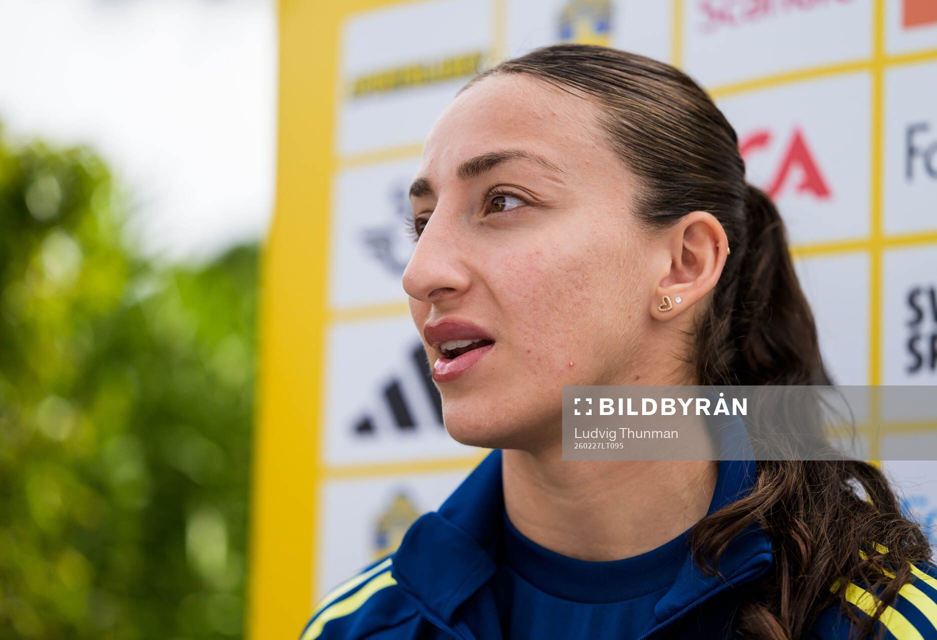 Rosa Kafaji of the Swedish women's national football team