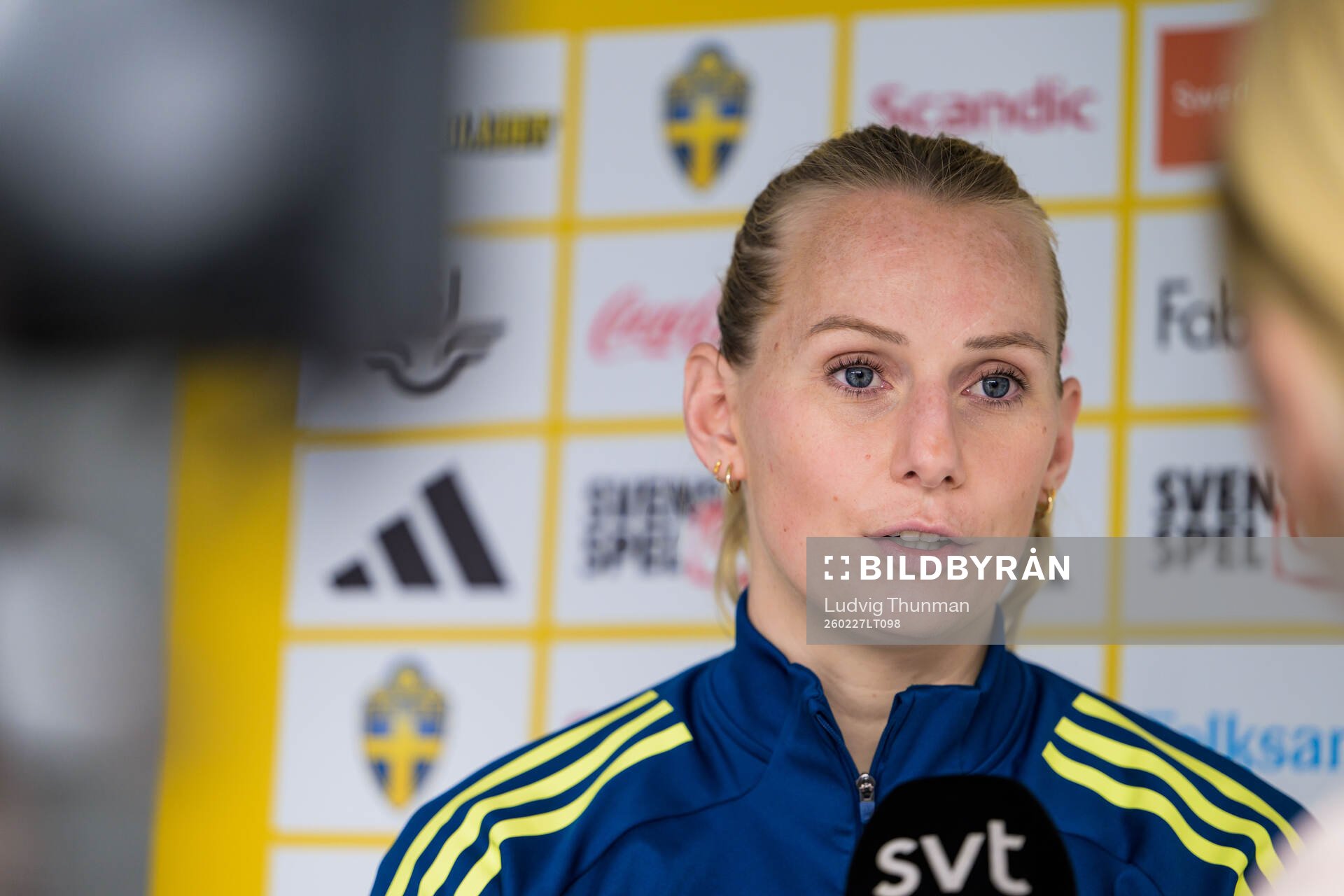 Stina Blackstenius of the Swedish women's national football