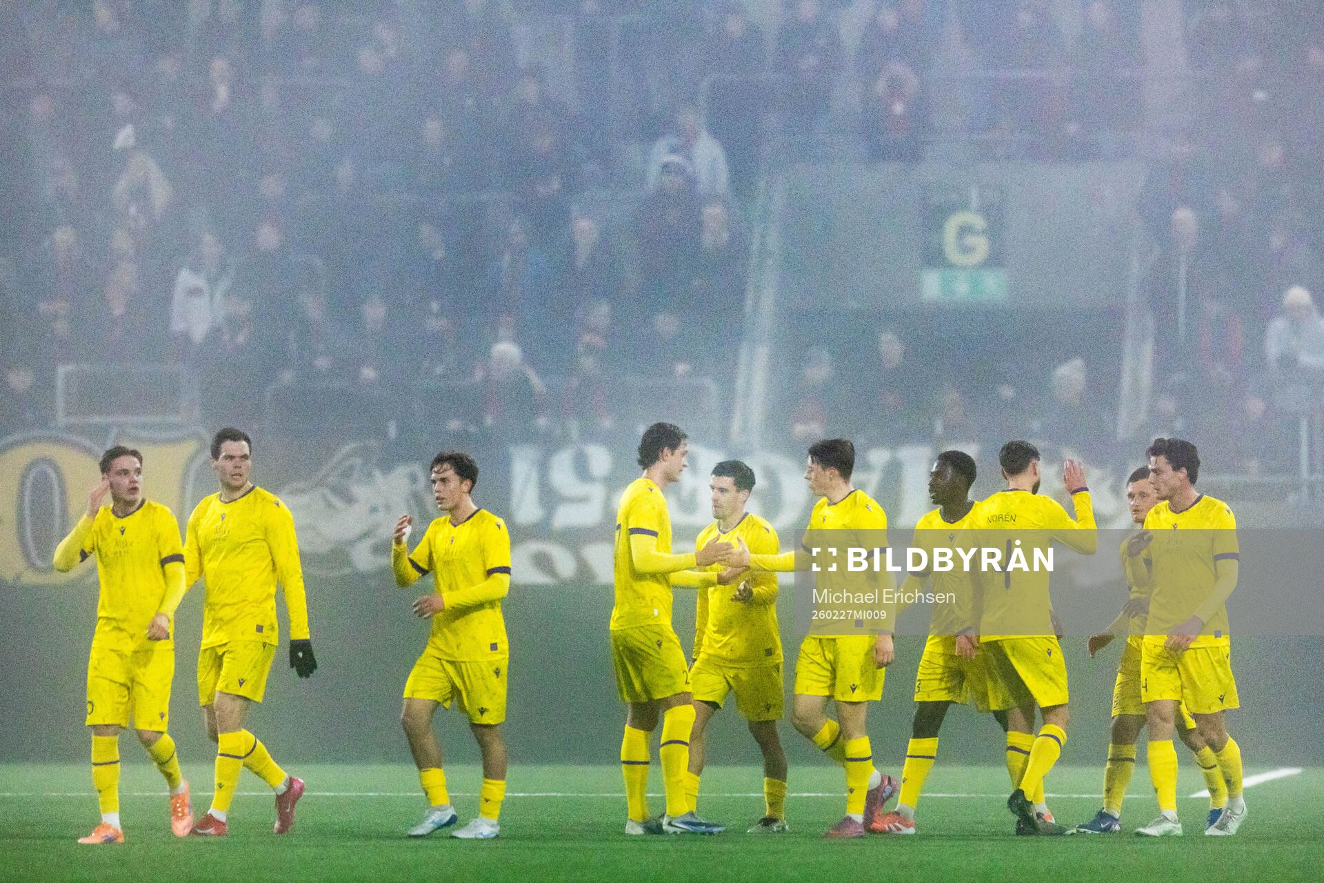 Mjällbys Jeppe Kjaer jublar