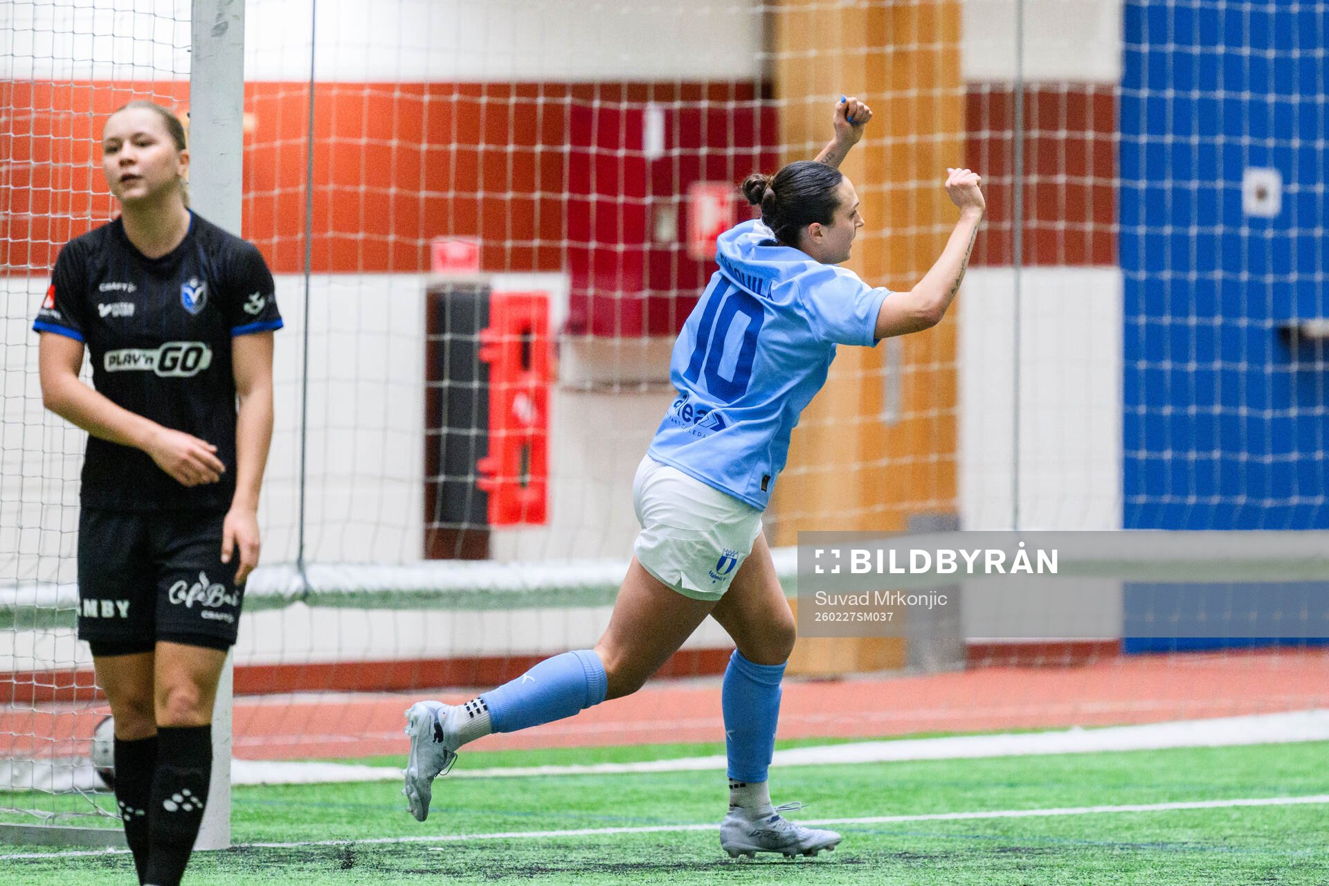 Malmö FFs Isabella D'Aquila jublar